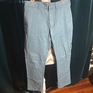 Men's Blue/Gray Slim Fit Old Navy Pants Size 33x30